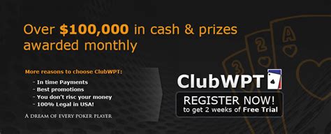 50 increments for every 10 in rake contribution. . Clubwpt promo code